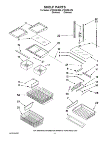 06 - Shelf Parts parts for Maytag Refrigerator JFC2089HEP6 from AppliancePartsPros.com
