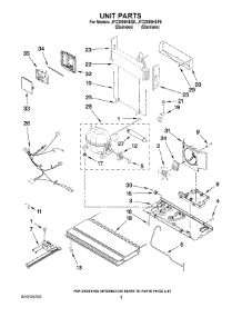 05 - Unit Parts parts for Maytag Refrigerator JFC2089HES6 from AppliancePartsPros.com