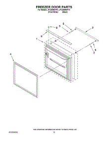 07 - Freezer Door Parts parts for Maytag Refrigerator JFC2089HPY4 from AppliancePartsPros.com
