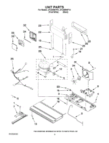 05 - Unit Parts parts for Maytag Refrigerator JFC2089HPF4 from AppliancePartsPros.com
