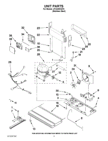 05 - Unit Parts parts for Maytag Refrigerator JFC2290VEP2 from AppliancePartsPros.com