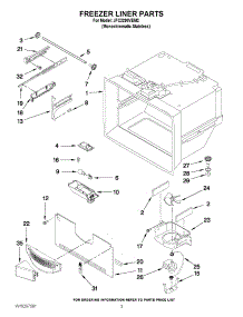 02 - Freezer Liner Parts parts for Maytag Refrigerator JFC2290VEM2 from AppliancePartsPros.com