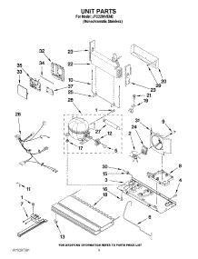 05 - Unit Parts parts for Maytag Refrigerator JFC2290VEM2 from AppliancePartsPros.com
