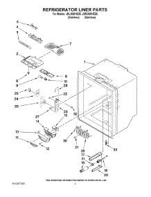 03 - Refrigerator Liner Parts parts for Maytag Refrigerator JBR2088HES5 from AppliancePartsPros.com