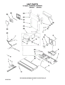 05 - Unit Parts parts for Maytag Refrigerator JFC2089HEP5 from AppliancePartsPros.com