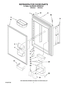 04 - Refrigerator Door Parts parts for Maytag Refrigerator JBL2088HES5 from AppliancePartsPros.com