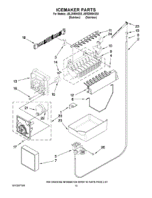 07 - Icemaker Parts parts for Maytag Refrigerator JBL2088HES5 from AppliancePartsPros.com