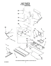 10 - Unit Parts parts for Maytag Refrigerator JFI2089WTS0 from AppliancePartsPros.com