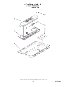 10 - Control Parts parts for Maytag Refrigerator JCD2395WES00 from AppliancePartsPros.com