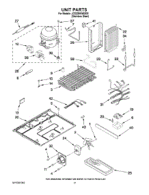 11 - Unit Parts parts for Maytag Refrigerator JCD2395WES00 from AppliancePartsPros.com