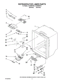 03 - Refrigerator Liner Parts parts for Maytag Refrigerator JFC2089HES4 from AppliancePartsPros.com