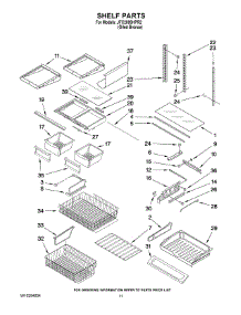 06 - Shelf Parts parts for Maytag Refrigerator JFC2089HPR2 from AppliancePartsPros.com