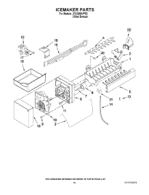 08 - Icemaker Parts parts for Maytag Refrigerator JFC2089HPR2 from AppliancePartsPros.com