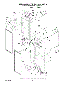 04 - Refrigerator Door Parts parts for Maytag Refrigerator JFC2089WTB0 from AppliancePartsPros.com