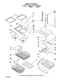 06 - Shelf Parts parts for Maytag Refrigerator JFC2089HTB3 from AppliancePartsPros.com