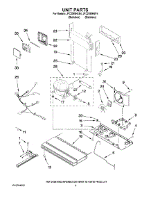 05 - Unit Parts parts for Maytag Refrigerator JFC2089HEP4 from AppliancePartsPros.com
