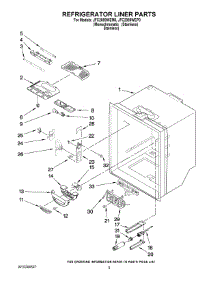03 - Refrigerator Liner Parts parts for Maytag Refrigerator JFC2089WEP0 from AppliancePartsPros.com