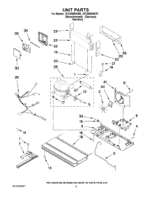 05 - Unit Parts parts for Maytag Refrigerator JFC2089WEP0 from AppliancePartsPros.com