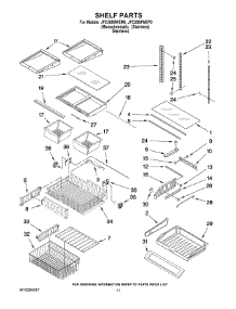 06 - Shelf Parts parts for Maytag Refrigerator JFC2089WEP0 from AppliancePartsPros.com