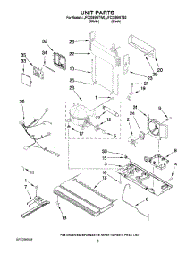 05 - Unit Parts parts for Maytag Refrigerator JFC2089WTW0 from AppliancePartsPros.com