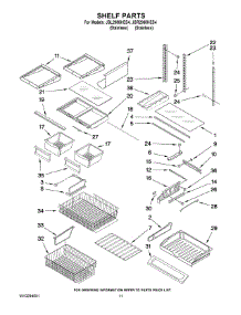 06 - Shelf Parts parts for Maytag Refrigerator JBR2088HES4 from AppliancePartsPros.com