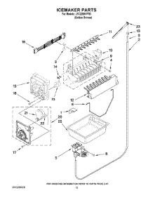 07 - Icemaker Parts parts for Maytag Refrigerator JFC2290VPR0 from AppliancePartsPros.com