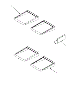 13 - Refrigerator Shelves parts for Jenn-Air Refrigerator JFD2589KEP from AppliancePartsPros.com