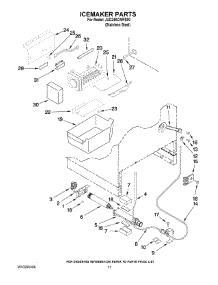 06 - Icemaker Parts parts for Maytag Ingredient Center JUD248CWRS00 from AppliancePartsPros.com
