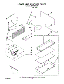 10 - Lower Unit And Tube Parts parts for Maytag Refrigerator JB36NXFXRW00 from AppliancePartsPros.com