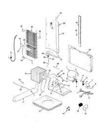 Unit Compartment & System parts for Jenn-Air Refrigerator JRS203-BQ01A from AppliancePartsPros.com