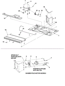 Compressor parts for Jenn-Air Refrigerator JCB2058GEW-PJCB205 from AppliancePartsPros.com