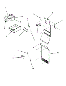 08 - Freezer Compartment parts for Jenn-Air Refrigerator JCB2287KEY from AppliancePartsPros.com