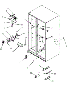 06 - Evap Fan / Convection Fan / Crisp Lt / Filter parts for Jenn-Air Refrigerator JCD2297KEF from AppliancePartsPros.com