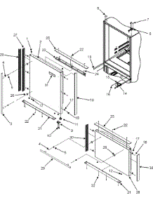 06 - Doors (Outer) parts for Jenn-Air Refrigerator JBC2088HTB from AppliancePartsPros.com