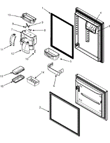 05 - Doors (Inner) parts for Jenn-Air Refrigerator JBC2088HTB from AppliancePartsPros.com