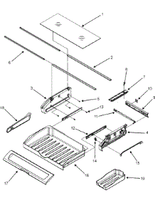09 - Pantry Assembly parts for Jenn-Air Refrigerator JBR2088HES from AppliancePartsPros.com