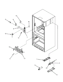16 - Water Dispenser / Water Tank / Water Filter parts for Jenn-Air Refrigerator JFC2089HPY from AppliancePartsPros.com