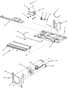 02 - Compressor parts for Jenn-Air Refrigerator JFC2089HPF from AppliancePartsPros.com