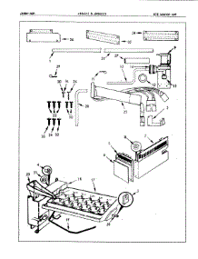 05 - Ice Maker Section parts for Jenn-Air Refrigerator JRSI223 / 8N02A from AppliancePartsPros.com