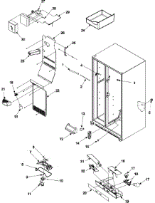 07 - Evap Fan Assy And Control parts for Jenn-Air Refrigerator JCB2280HEQ from AppliancePartsPros.com