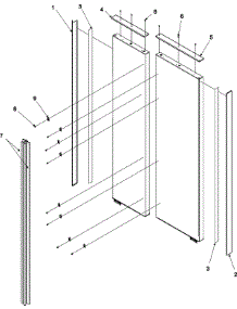 10 - Handles And Trim parts for Jenn-Air Refrigerator JCB2282HTB from AppliancePartsPros.com