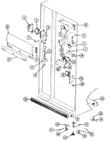 03 - Fresh Food Compartment parts for Jenn-Air Refrigerator JRSDE248TW from AppliancePartsPros.com