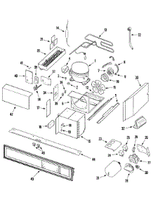 03 - Compressor parts for Jenn-Air Refrigerator JS42FWFXFA from AppliancePartsPros.com