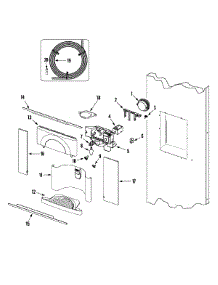06 - Fountain parts for Jenn-Air Refrigerator JS42CSDWFA from AppliancePartsPros.com