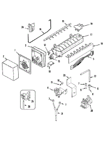 10 - Ice Maker parts for Jenn-Air Refrigerator JSD2789GES from AppliancePartsPros.com