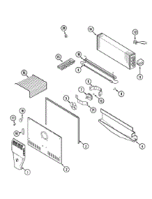 02 - Freezer Compartment parts for Jenn-Air Refrigerator JTM1742ARW from AppliancePartsPros.com