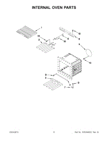 03 - Internal Oven Parts parts for Jenn-Air Oven JMW2327WS01 from AppliancePartsPros.com