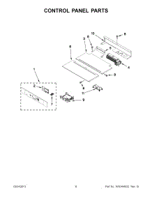 04 - Control Panel Parts parts for Jenn-Air Oven JMW2327WS01 from AppliancePartsPros.com