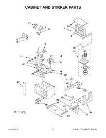 05 - Cabinet And Stirrer Parts parts for Jenn-Air Oven JMW2327WS01 from AppliancePartsPros.com