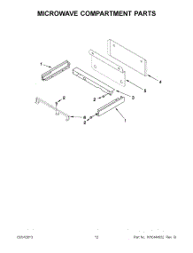 06 - Microwave Compartment Parts parts for Jenn-Air Oven JMW2327WB01 from AppliancePartsPros.com